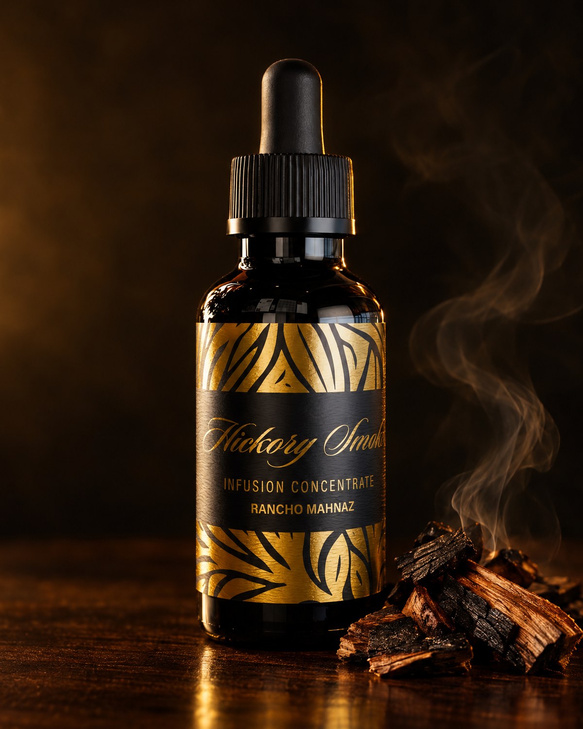 Hickory Smoke infusion concentrate, 1 oz dropper bottle