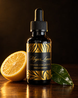 Meyer Lemon infusion concentrate, 1 oz dropper bottle